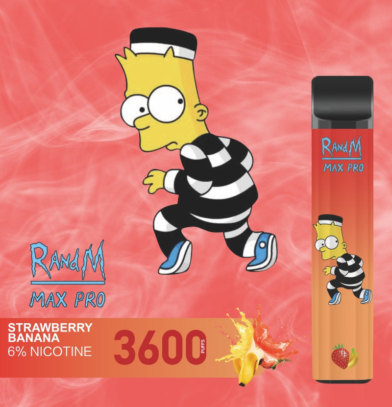 RandM Max Pro 3600 Puffs Cartoon Style Disposable Vape Wholesale